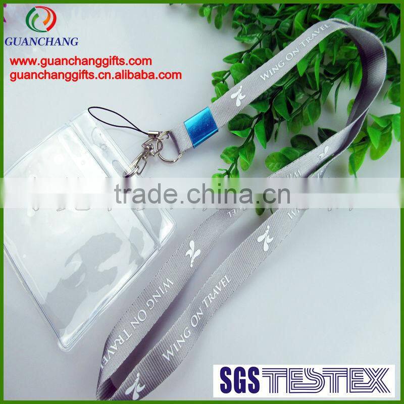OEM Factory Promotion Neck Lanyards With PVC Pouch