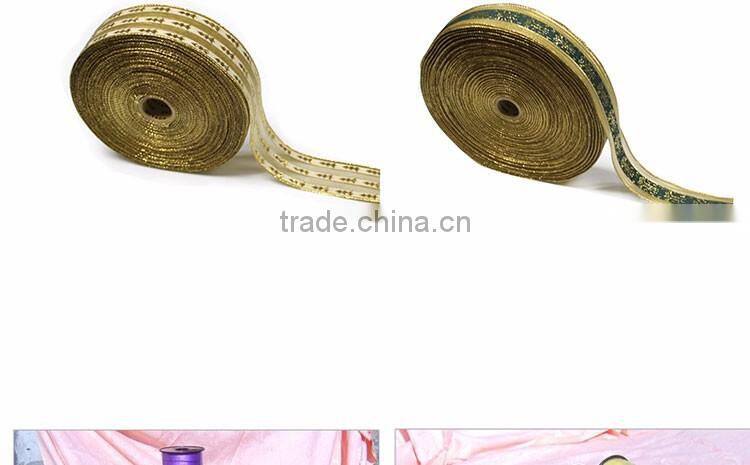 Enchasing gift wrapping webbing Embroider jacquard nylon strapping