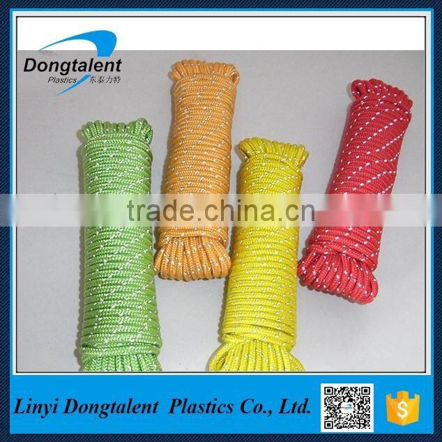 Multicolor braided nylon/polypropylene rope made in China for sale