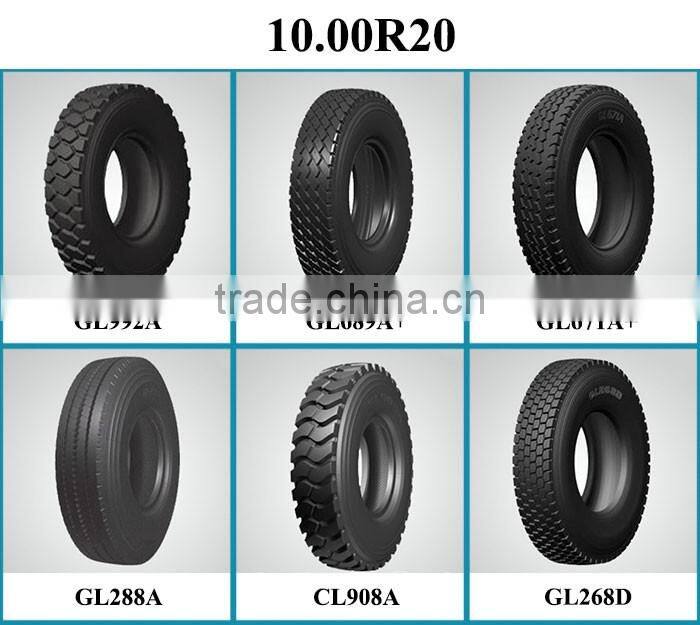 Alibaba Hot sale GL992A radial truck tyre 1000r20