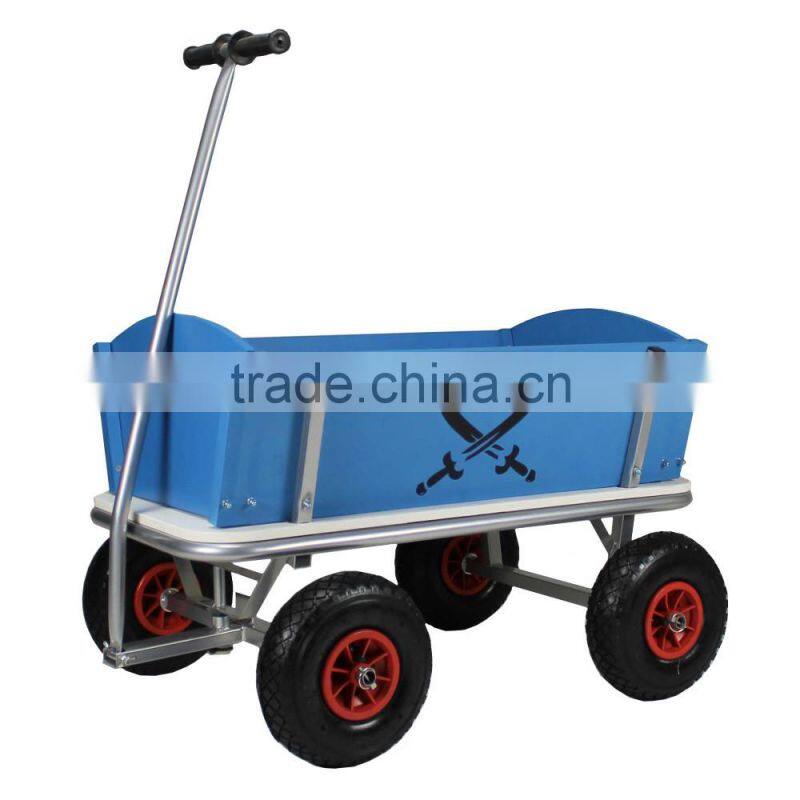 Netherlands wooden Tool Cart with colorful Printing