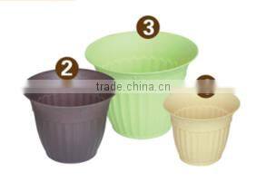 cheap simple plastic flower/plant pot with vairous size