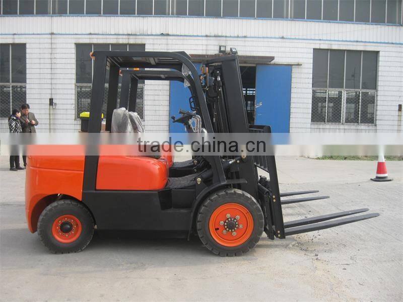 Jinan AOS international forklifts with capacity 4500kg with Nissan engine optional