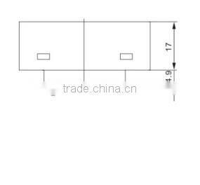 10amps 8pin industrial socket for distribution box P3G08