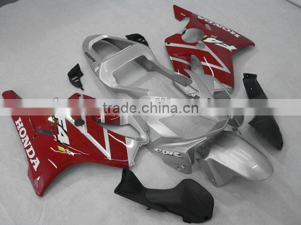 For Honda CBR600F4I CBR600 F4I 2001-2003 2002 Red Silver Fairing Body Work