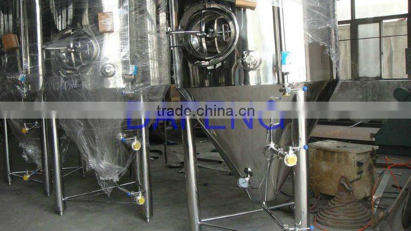 SUS304 1000L Cooling jacketed beer fermentation tank