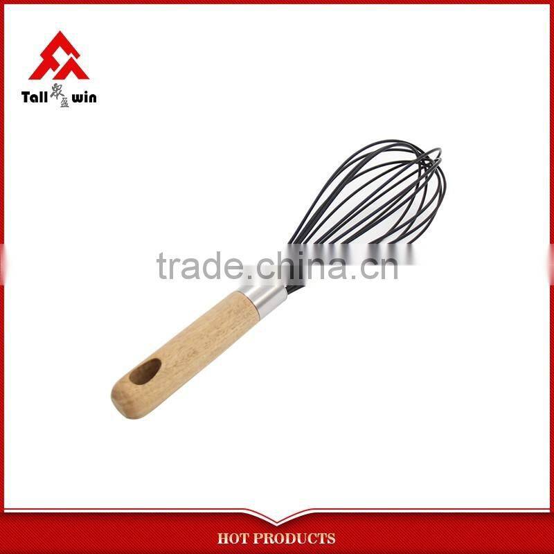 6-pieces silicone kitchen utensils wooden kitchen utensils silicone wooden kitchen tool set