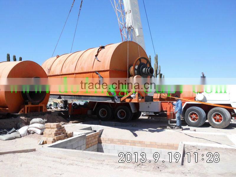 Popular in Europe tyre to oil energy recovery machine