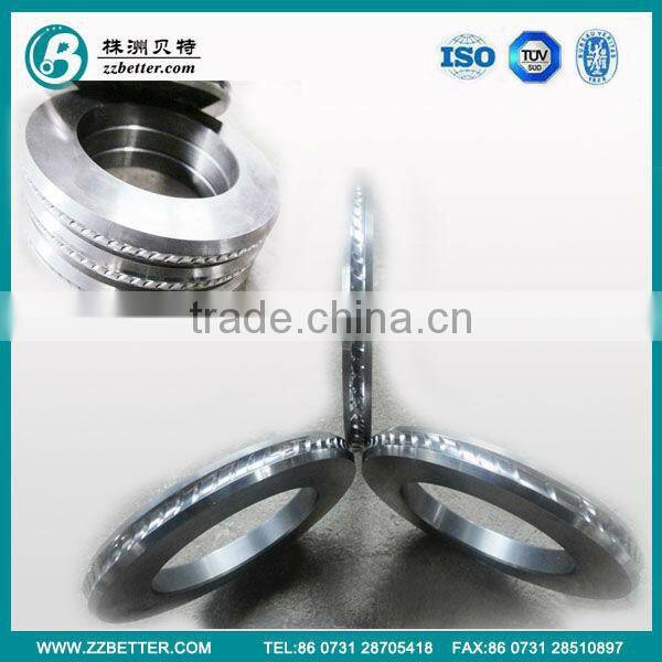 Tungsten carbide rollers for equipment accessories