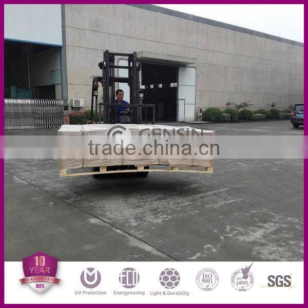 High quality green polycarbonate solid sheets roofing skylight system