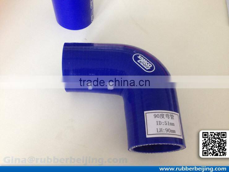 Polyester/nomex reinforced straight silicone hose