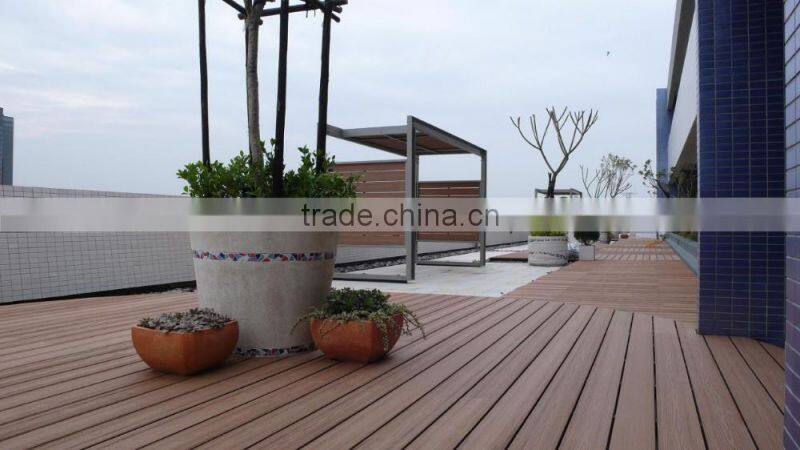 Solid wood plastic composite decking cheap price wpc flooring plastics anti-slip wpc board