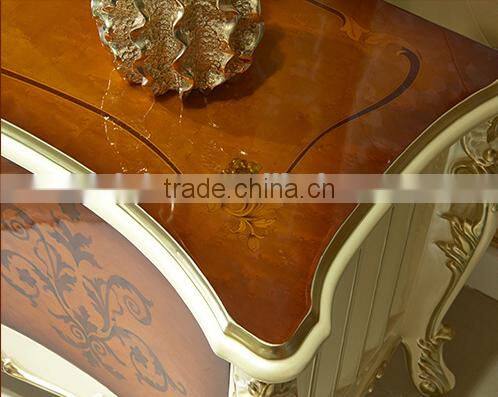 European Fashionable TV Stand, Beautiful Design Wooden TV Cabinet, Palace Living Room TV Stand (BF01-ML049)