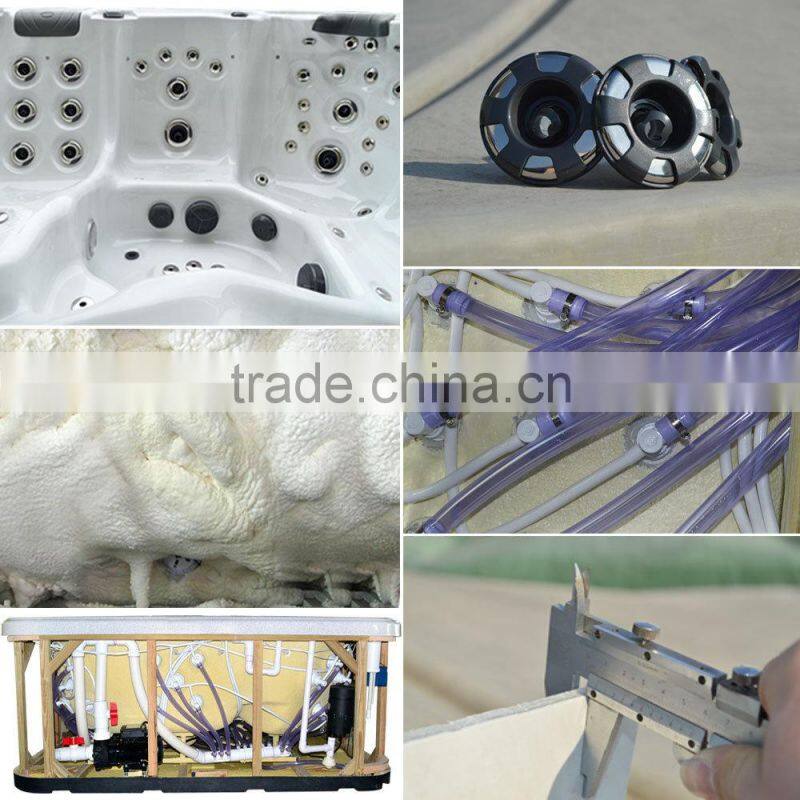 Hotsell wholesale bath swim pool luxury plastic bathtub for adult