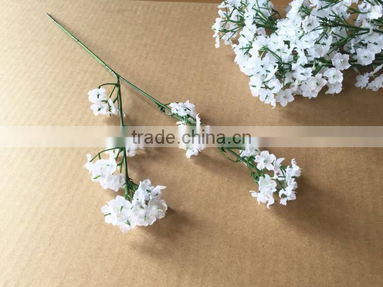 Home table decoration silk babys breath decorative artificial flower making