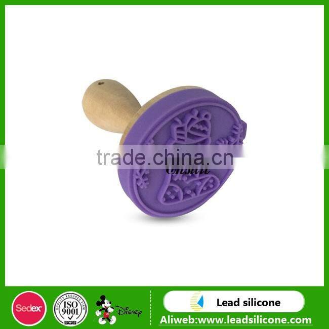 100% Food Grade Homemade Silicone Cookie Stamper