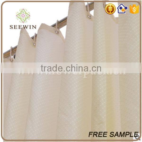 high quality transparent polyester shower curtain