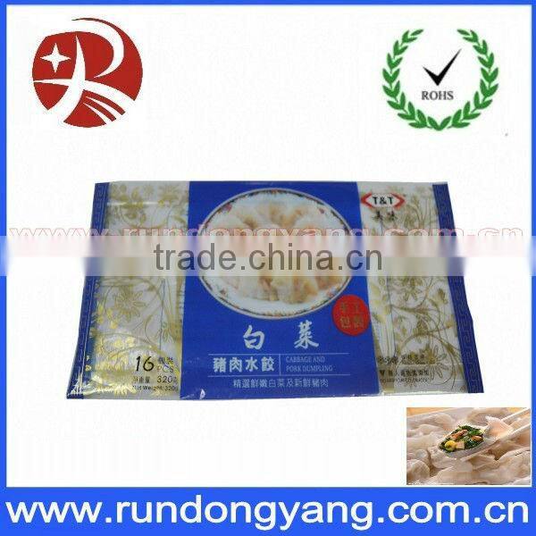 Customized plastic bag food vacuum sealer for food