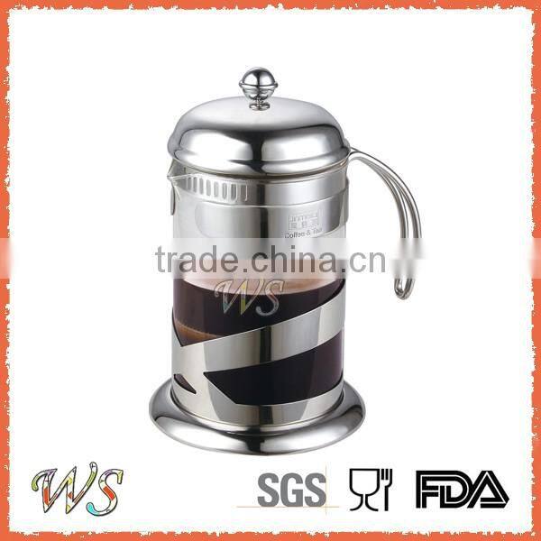 WSCHJML021glass stainless steel french press coffee maker