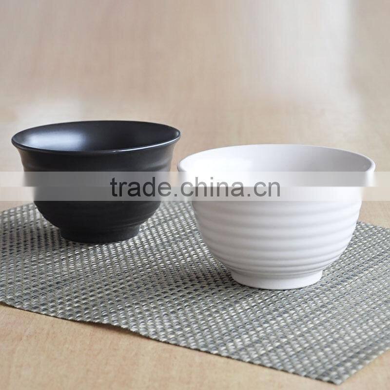 Japanese style ceramic soy sauce bowls