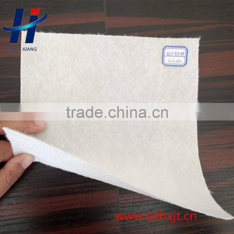 Geomembrane with nonwoven geotextile for dam liner