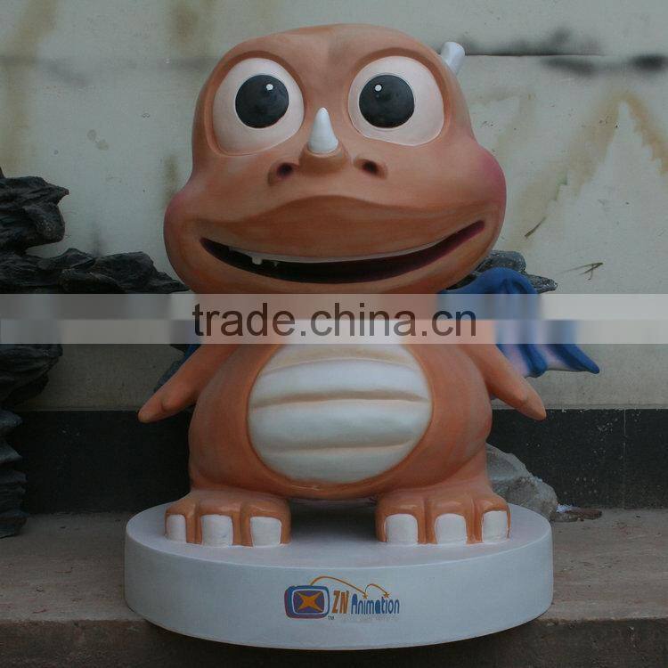 Fiberglass animal cartoon mascot