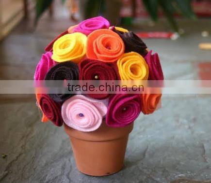 2017 alibaba express wholesale high quality new products hot sale felt home interior decoration flower made in china