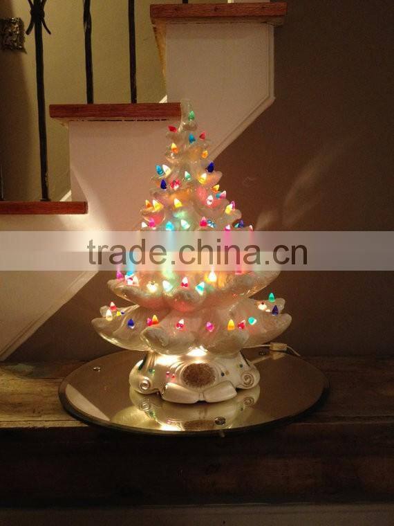 White Ceramic Christmas Tree Light