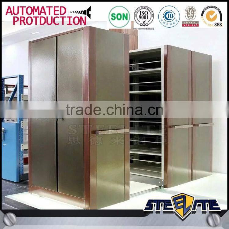 Double side office filing cabinet Library Mobile Shelving