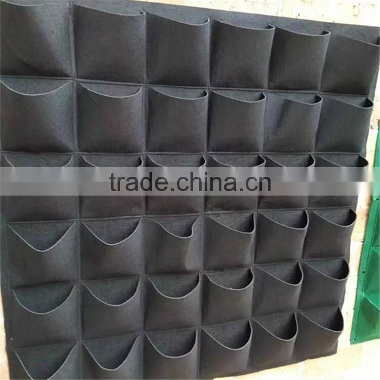 2016 hot sale felt garden planter bag hanging plant bag