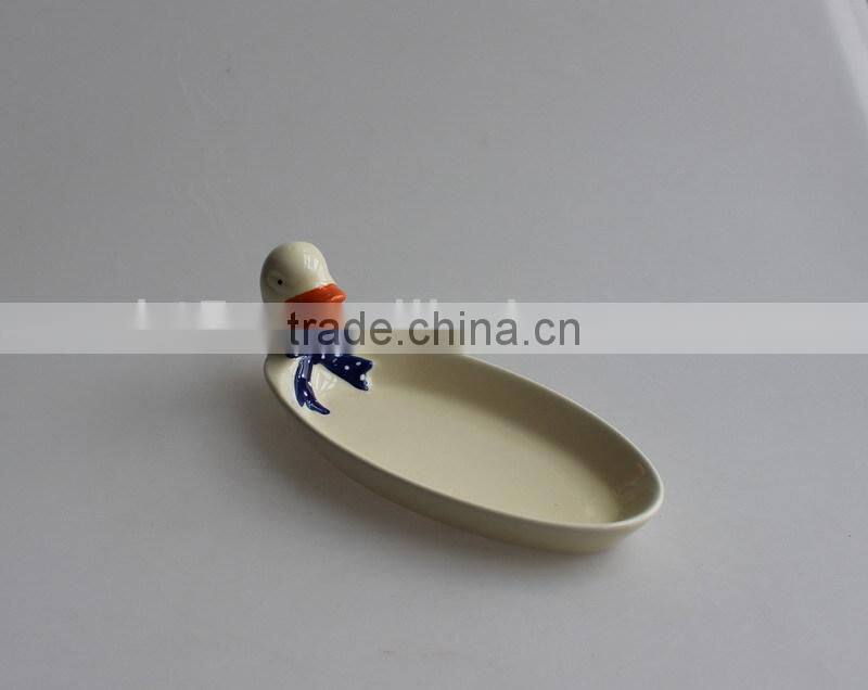 wedding decorative ceramic duck plates dish