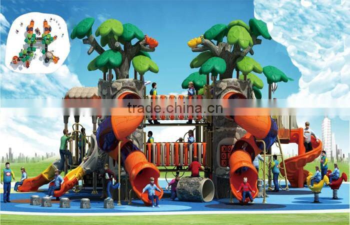 (HD-401 ) Outdoor plastic slide for kids ,plastic tube slide playground outdoor climbing frames education city games kids