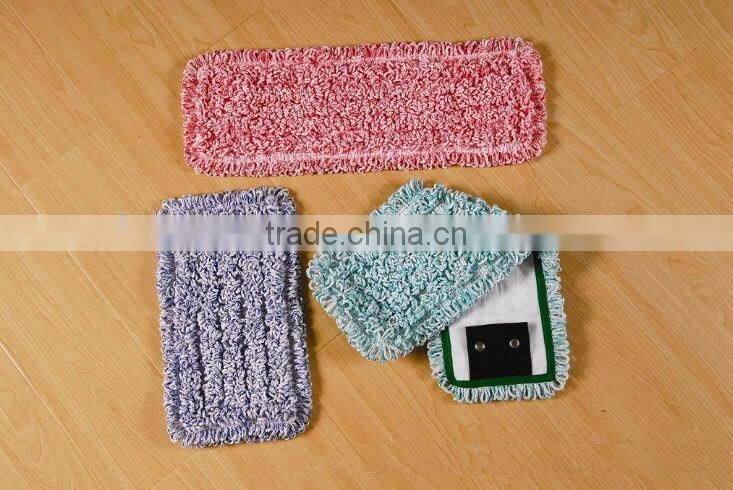 2015 New Arrival flat microfiber cloth spray mop pads