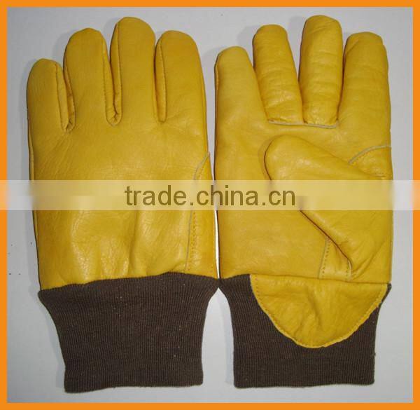 Insulated Cow Leather Winter Work Gloves