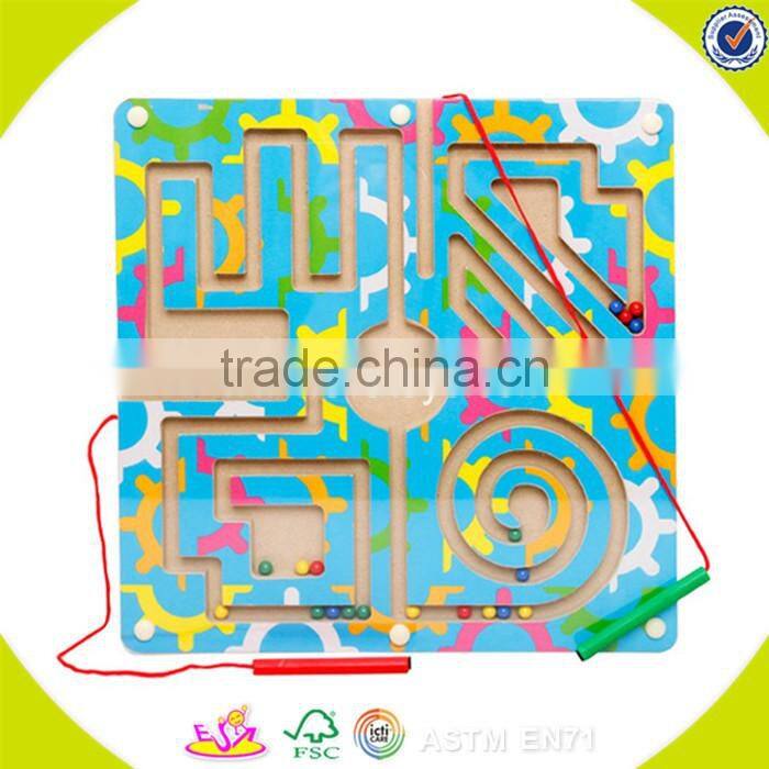 Wholesale butterfly baby wooden educational maze toy colorful kids wooden maze toy W11H001