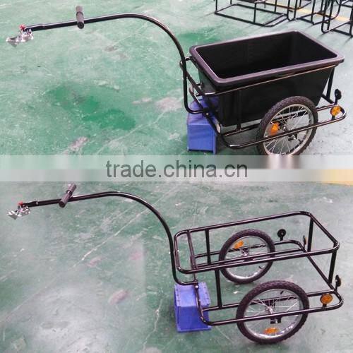 Double Wheel Plastic Bike Trailer for European Market