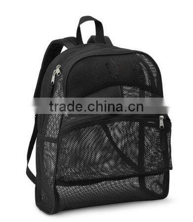 Mesh Back Pack with large main compartment