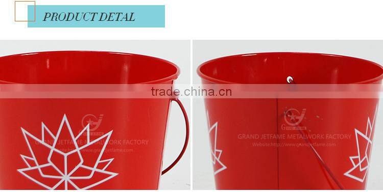 garden iron and zinc wholesale galvanised buckets for flowers zinc buckets for flowers