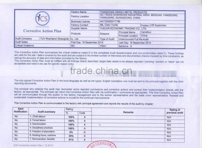 stainless steel household kitchen knife set