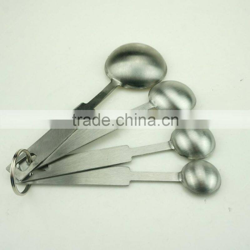 42135 4pcs Stainless Steel Nesting Measuring Cups and Spoons Set