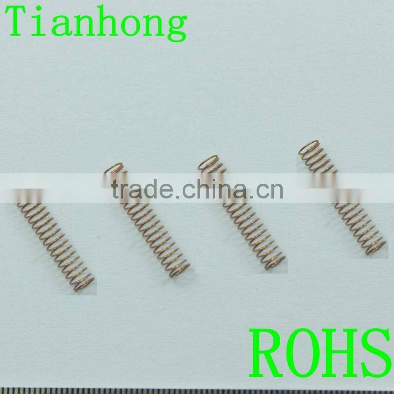 Conical compression spring with different diameters