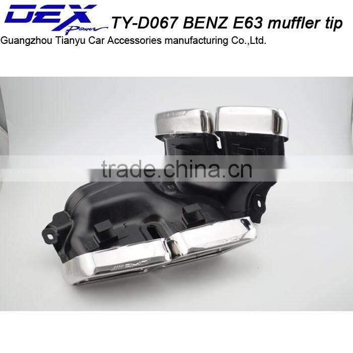 DEX TianYu hot sale car accessories tuning b-enz amg e63 exhaust muffler tip