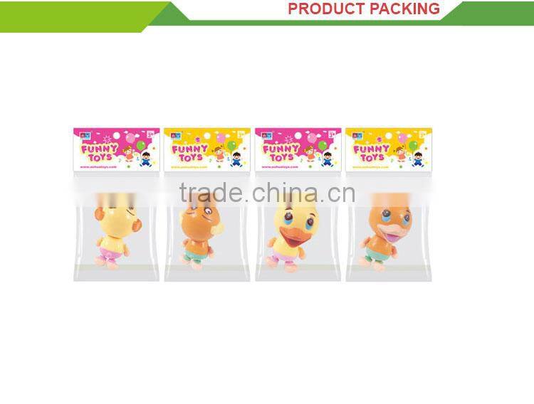 Cheap small animal plastic cartoon pull string toy mechanism