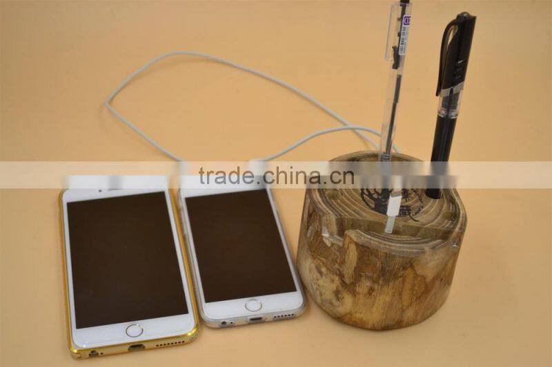 Wood Wooden Desk Holder Table Stand for iPhone 5c 5S 6 plus