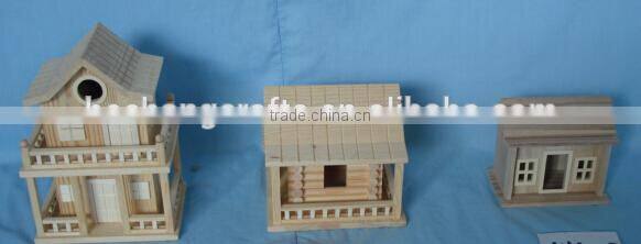 Lovely house wooden coin box and kids gift