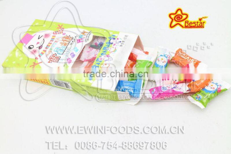 Mini Snowman Fruity Jelly Box Packing
