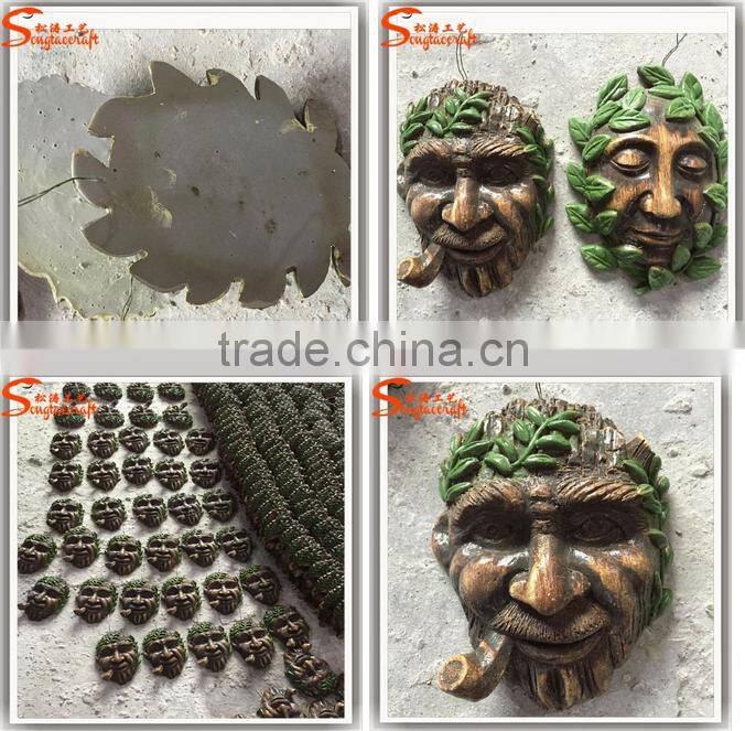 Latest design Antique artificial face masks plstic handmade craft for customization