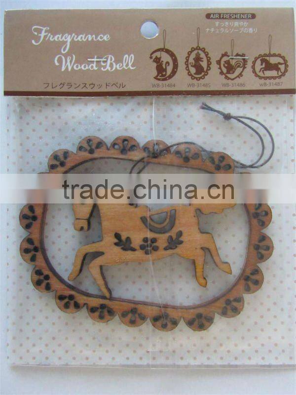 2016 wholesale die-cut wooden shape freshener