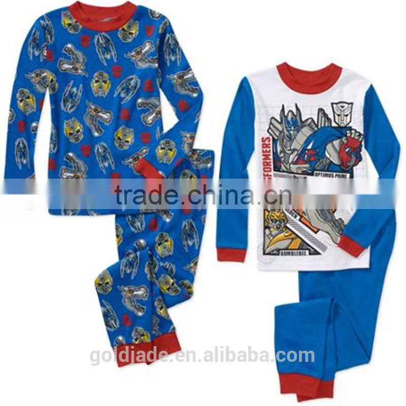cheap children cotton coral fleece pajama sets