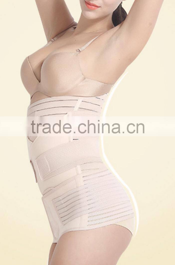 Hot style three-piece one set accept stomach waist pelvis permeability model body bound with summer suit pregnancy belt